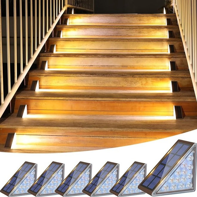 Lagoz Step |Solar Powered Stair Outside Lights