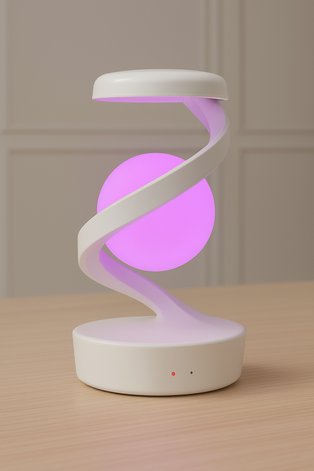 Lagoz | Luxury Levitating Spiral Lamp with Wireless Charging