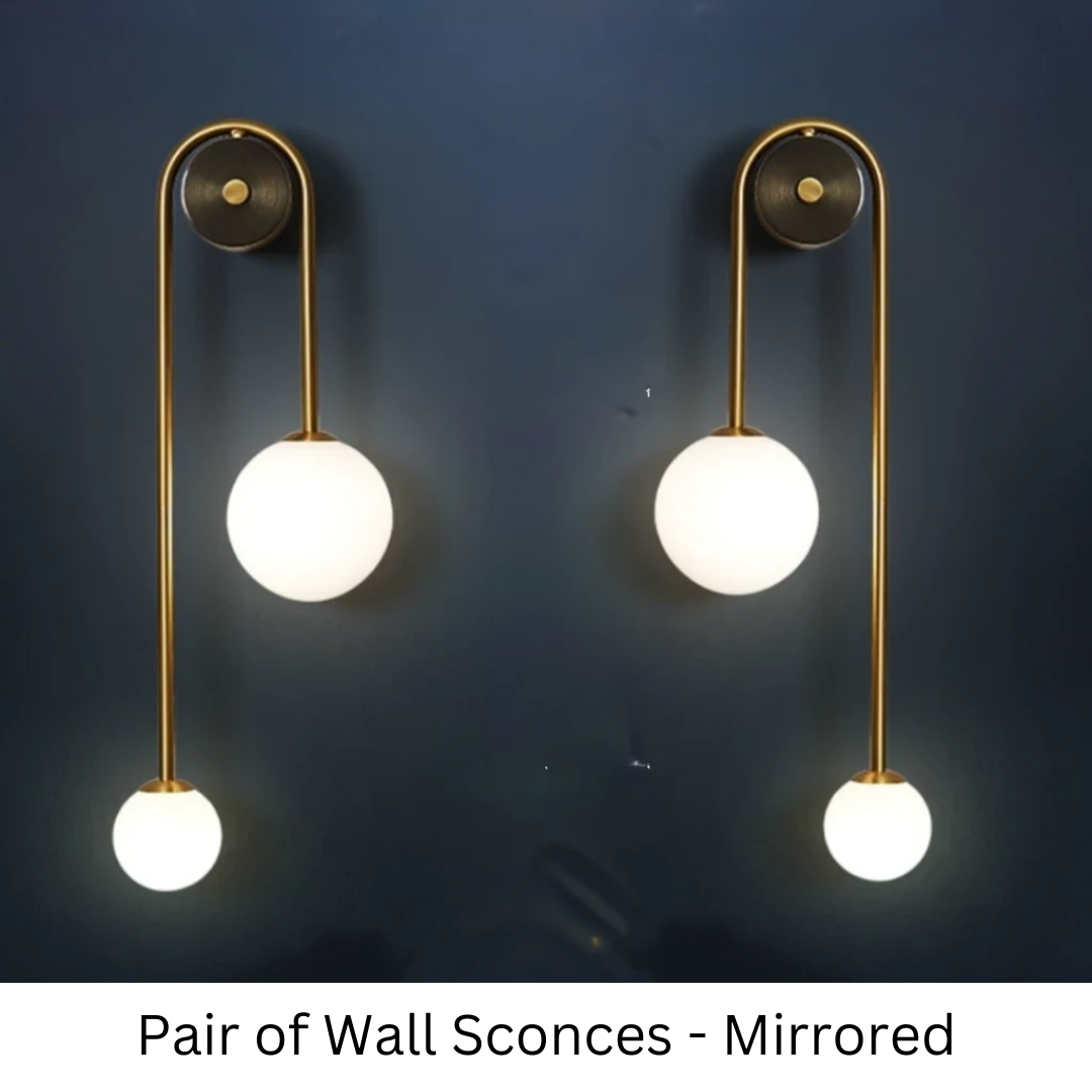 Lagoz Bomi | Modern Nordic Gold Wall Sconces