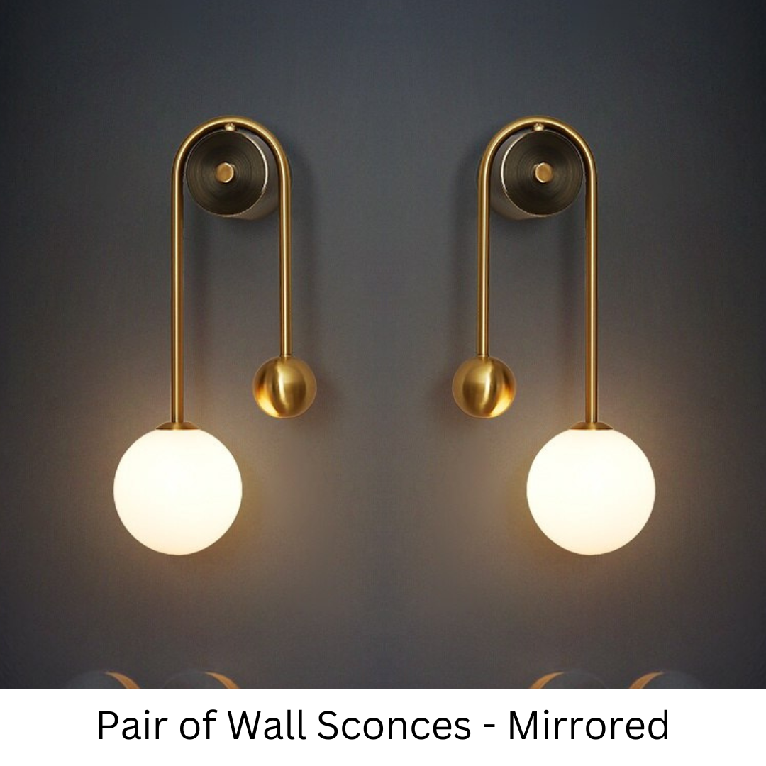 Lagoz Bomi | Modern Nordic Gold Wall Sconces