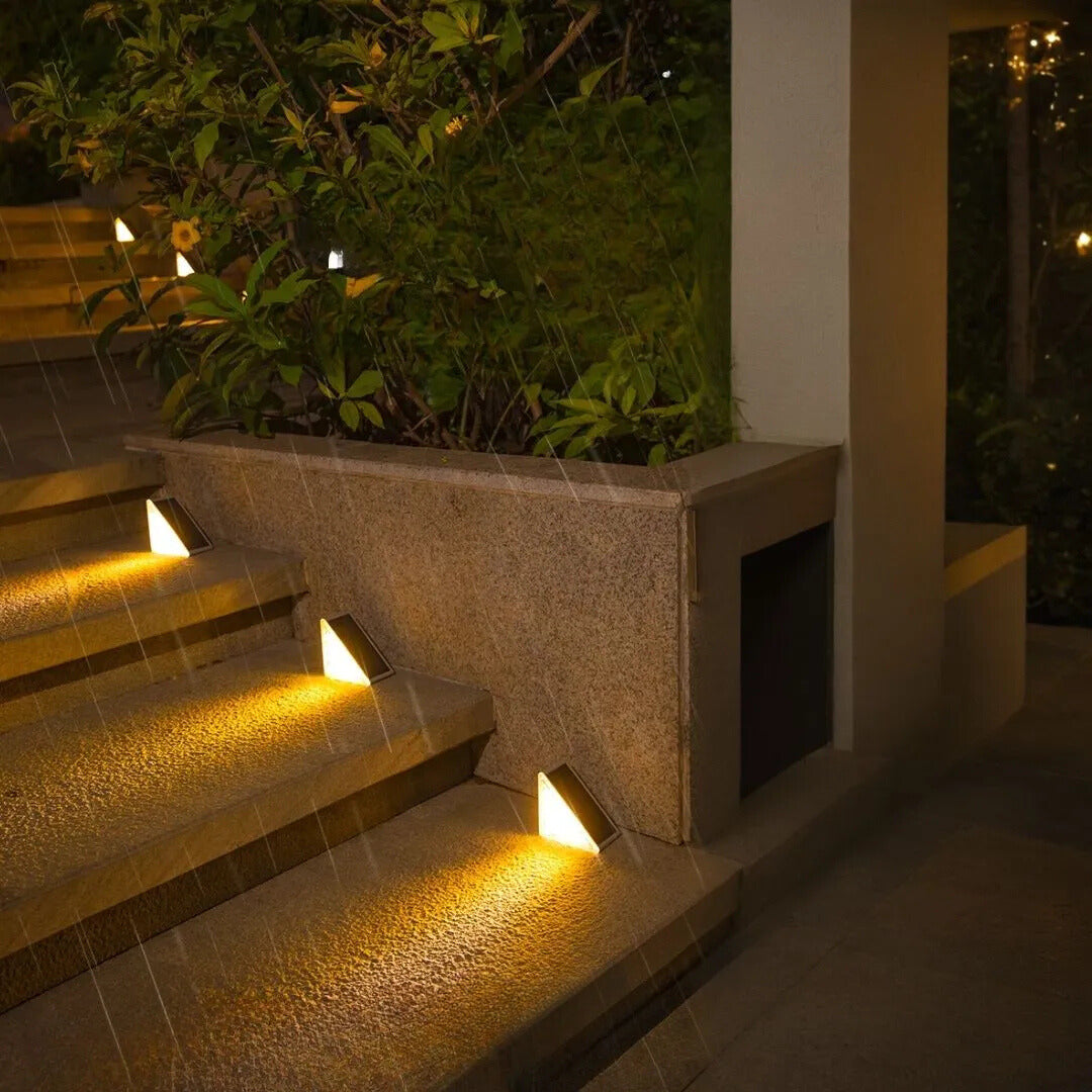 Lagoz Step |Solar Powered Stair Outside Lights