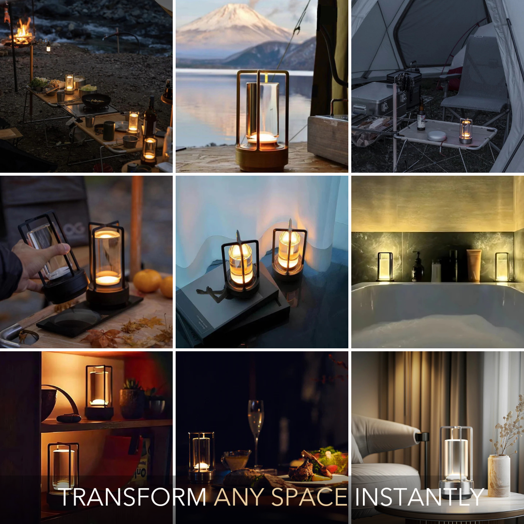 Lagoz Crystal | Table Lantern Lamp