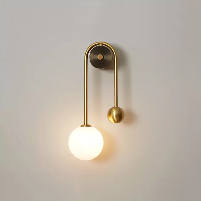 Lagoz Bomi | Modern Nordic Gold Wall Sconces