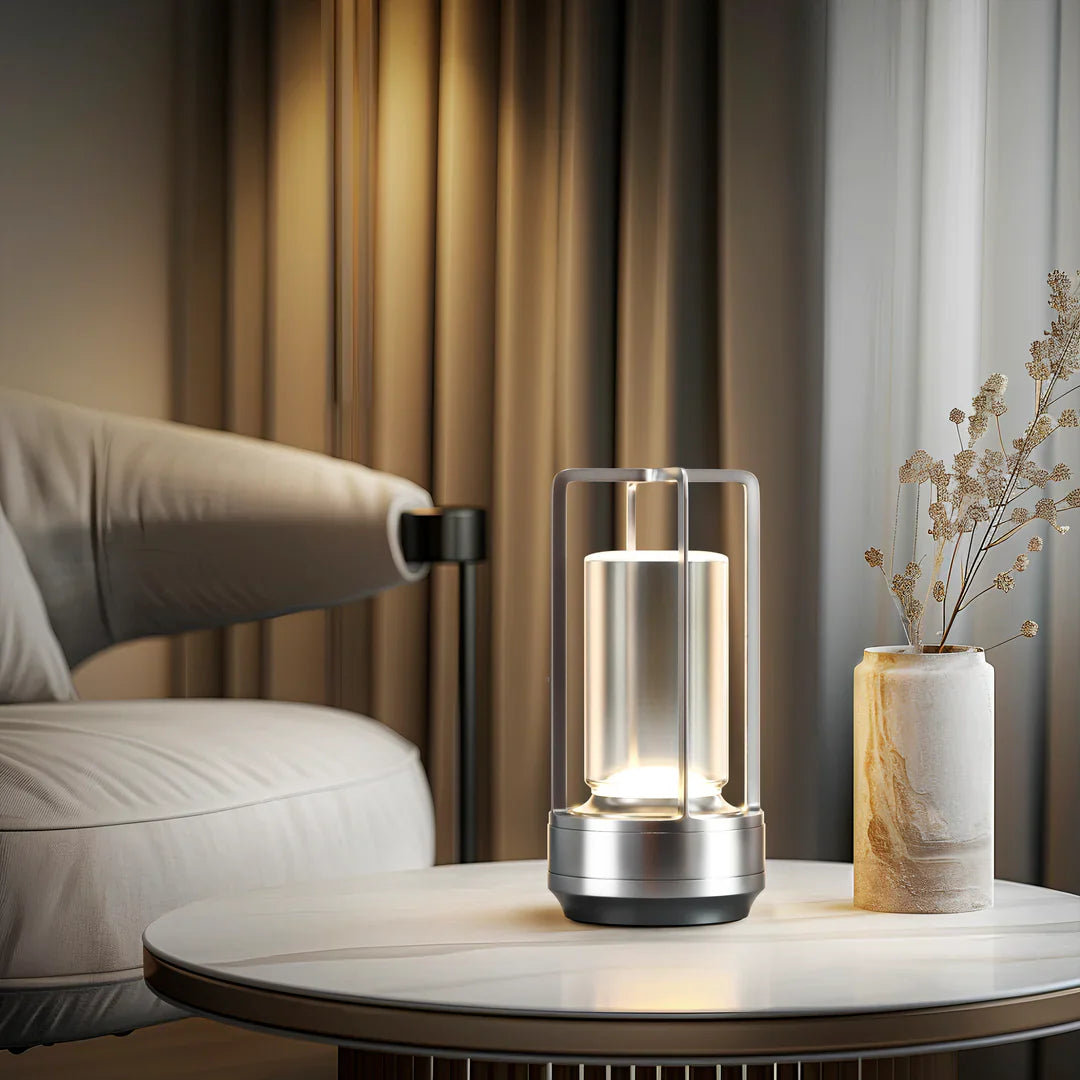 Lagoz Crystal | Table Lantern Lamp