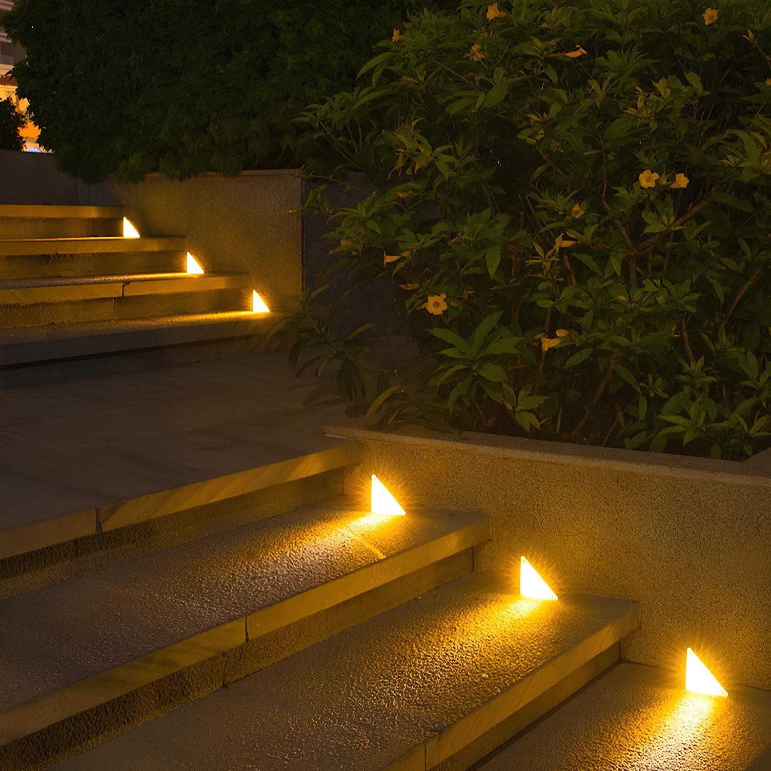 Lagoz Step |Solar Powered Stair Outside Lights